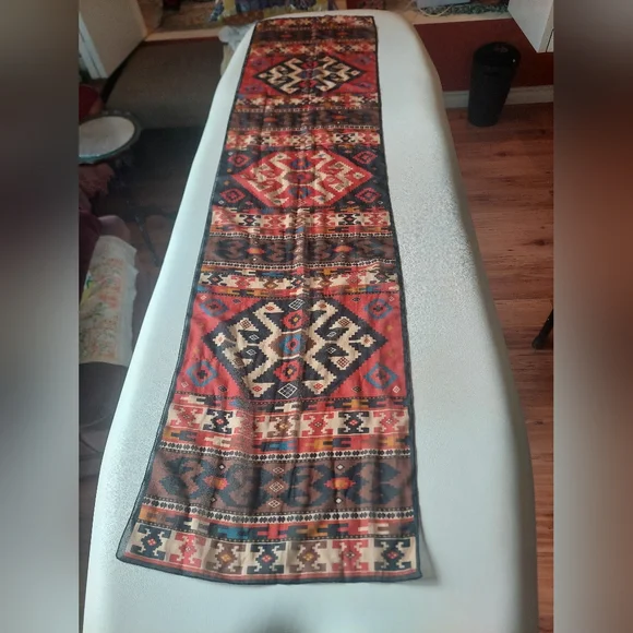 Colorful Geometric Pattern Scarf - Picture 2 of 5